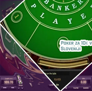 Baccarat za 1€ igre