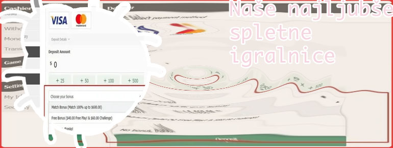 Bonus brez pologa Keno za resničen denar