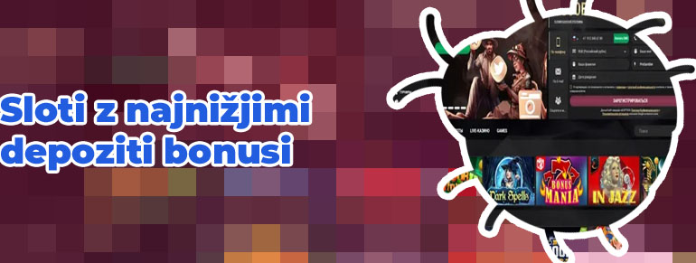 Sloti za 1€ bonusi